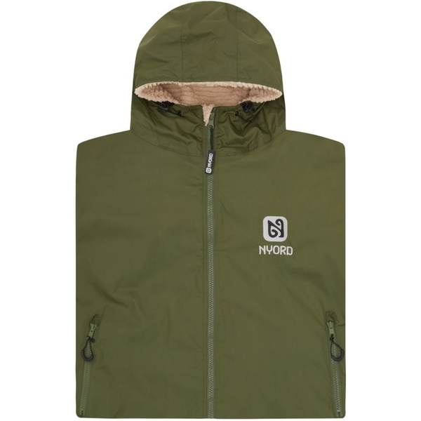 2025 Nyord Primaloft Outdoor Detachable Sleeve Changing Robe - Khaki / Ecru